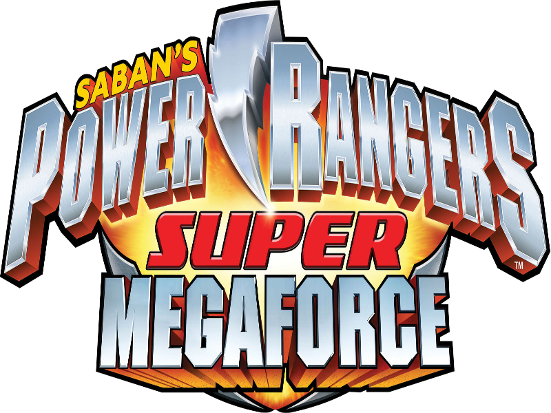 Power Rangers Super Megaforce logo puzzle